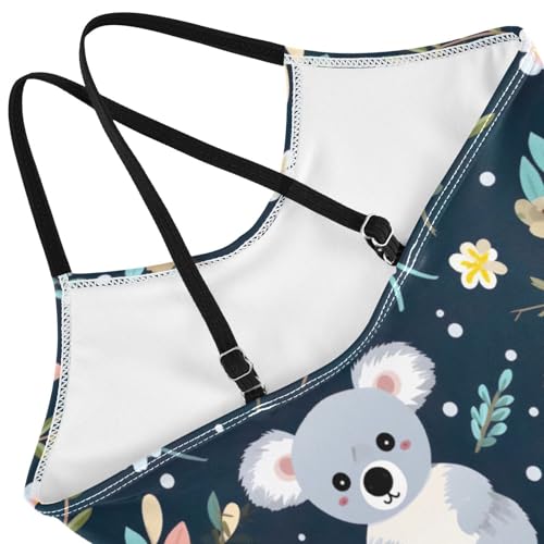 Cute Koala Girls One Piece Swimsuit Beach Swimwear 208527224