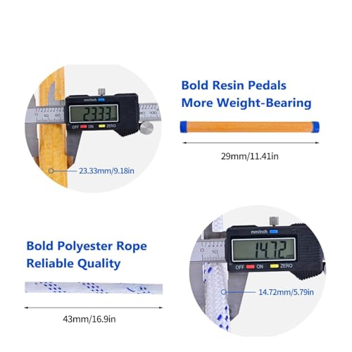 Échelle de corde portable 3 mètres réutilisable pour évacuation de secours - 4