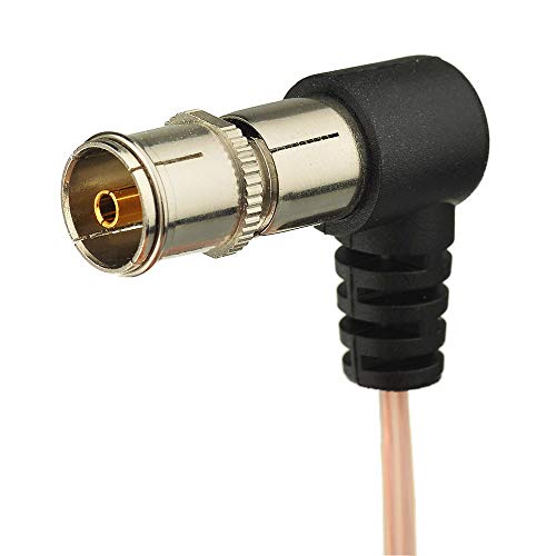 Image of Superbat FM Antenna Dipole Antenna Indoor 75 Ohm with F Type Male Connector for Yamaha Sony Bose Natural Sound Stereo Receiver