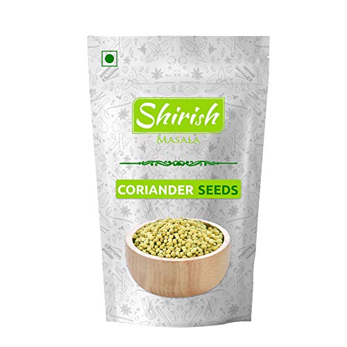 Image of Shirish Masala Organic Coriander Seeds Whole-400 GRAMS | Dhaniya Seeds | Sabut Dhania | Whole Dhania Seeds | Dhania Whole