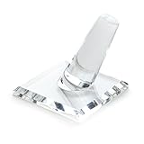 Clear Acrylic Hand Jewelry Ring Display Stand Holder with Square Base Qty 2