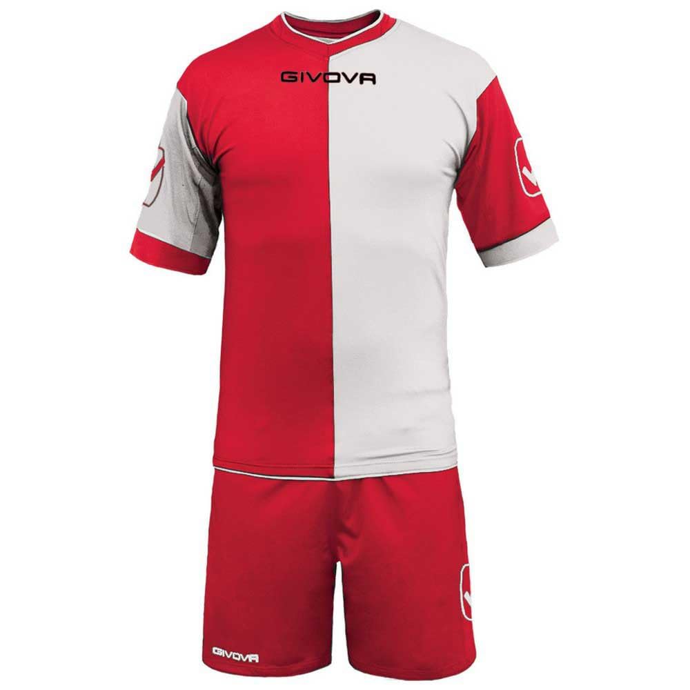 Givova Unisex Rot/Weib Kit Combo Mc, M