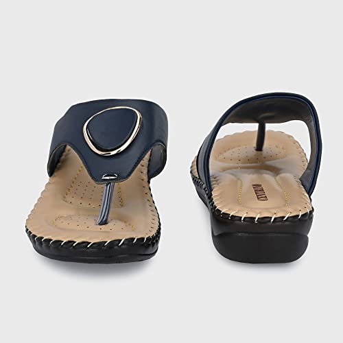Image of Centrino Women's Thong Comfortable Ortho Care Ladies | Fashion Wear Sandal & Chappal | Soft Cushioned for More Comfort (7902)