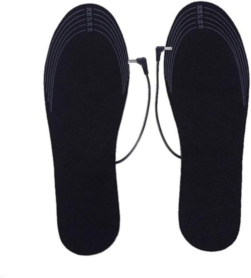 Insoles, Heated Insoles USB Rechargeable DIY Customizable Electric Heated Foot Warmers for Outdoor Camping Skiing Hunting