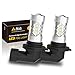 Alla Lighting High Power 3030 SMD New Version Xtremely Super Bright 9006 HB4 LED Bulb Gold Yellow LED Fog Light Bulbs Lamps Replacement