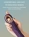 Upgraded Rabbit Ears Most Pleasure Set 10 Powerful Modes Adult Toys for Women Today 9 inch Tools Waterproof Quiet Travel Essentials (Dark Purple)