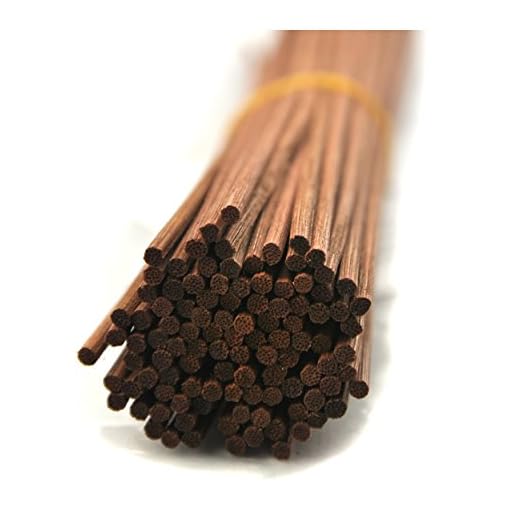 100 Pieces Rattan Reed Diffuser Replacement Refill Sticks 12"(30cmx3mm, Brown)