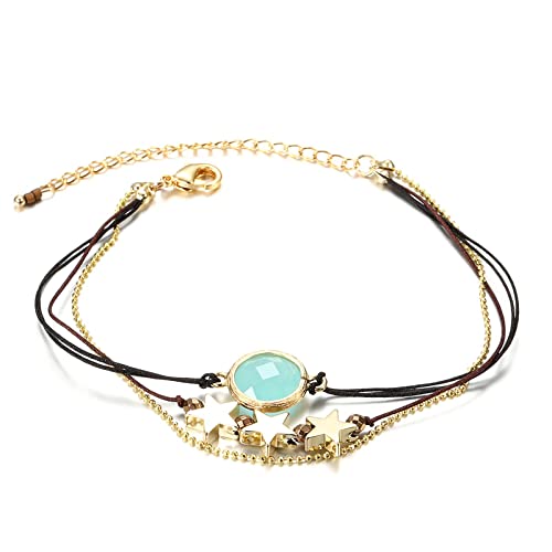 Bracelet en pierre bleue pour femmes, le bijou idéal pour vos soirées d'été