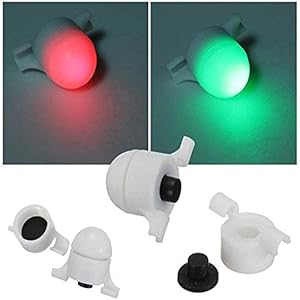 RHG 3 Stks Vissen Beetverklikker Elektronische Vissen Led Indicator Nachtlampje Vissen Slimme Herinnering Beetverklikker – Clip Op Hengel Voor Buiten Vissen