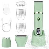 Scttomon Damenrasierer für Gesicht, Achseln, Beine, Arme & Bikinizone Rasierer Elektrorasierer...