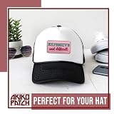 AKIKOPATCH Expensive and Difficult Iron On Patches, Size 3" Girly Sew Patches for Clothes Backpacks Hats Jeans Bags, Cute Embroidered Patches Iron On Pink Fabric Patches DIY Funny Gift for Women Girls