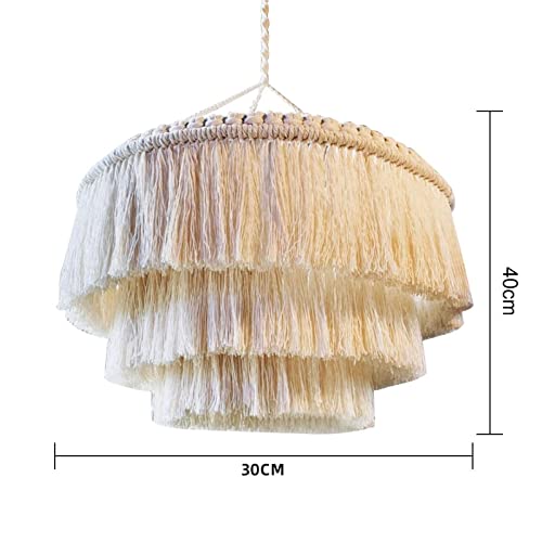 Macrame Paralume Lampada a Sospensione Copertura