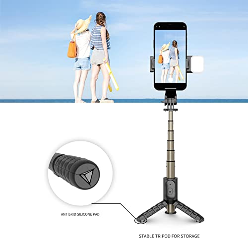 Portable Aluminum Alloy Selfie Stick Phone Holder - Portable Aluminum Alloy Selfie Stick Wireless Ph