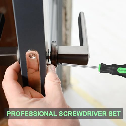 7-Piece Magnetic Screwdrivers Set, 4 Phillips and 3 Flat, Professional Cushion Grip Screwdriver Set - Image 6