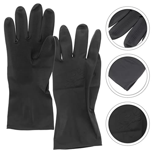 KALLORY 3 Pares Reutilizáveis ​​Luvas de Tintura de Cabelo Luvas de Coloração de Cabelo para Mulhere