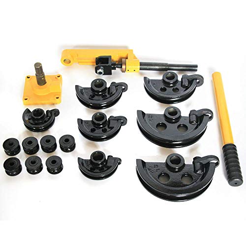 Curvadora Tubos, cobre curvadora tubos acero Tarea pesada Manual Doblador de Tubo Palanca Tipo Herramienta de Mano de Flexión de Tubería 10-25MM