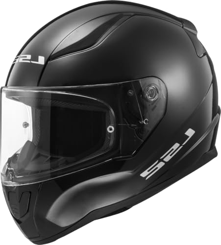 LS2, Casco Moto Integral Rapid Solid Gloss Black, XS