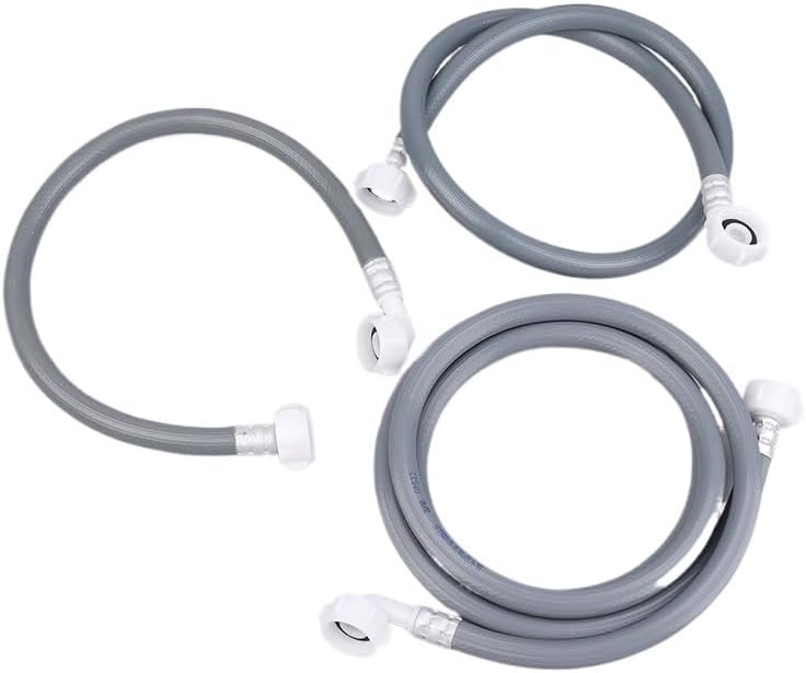 3/4"Washing Machine Dishwasher Inlet Pipe Water Feed Fill Hose With 90 Degree Bend Water Inlet Connection Replacement Water Pipe(200CM)