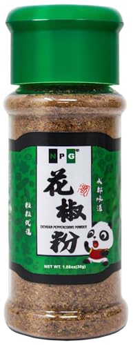 NPG Premium Szechuan Red Peppercorns Powder 1.08 Oz (30g), A Mouth-numbing Spice, Red Sichuan Peppers for Kung Pao Chicken, Mapo Tofu, and Chinese Cuisine