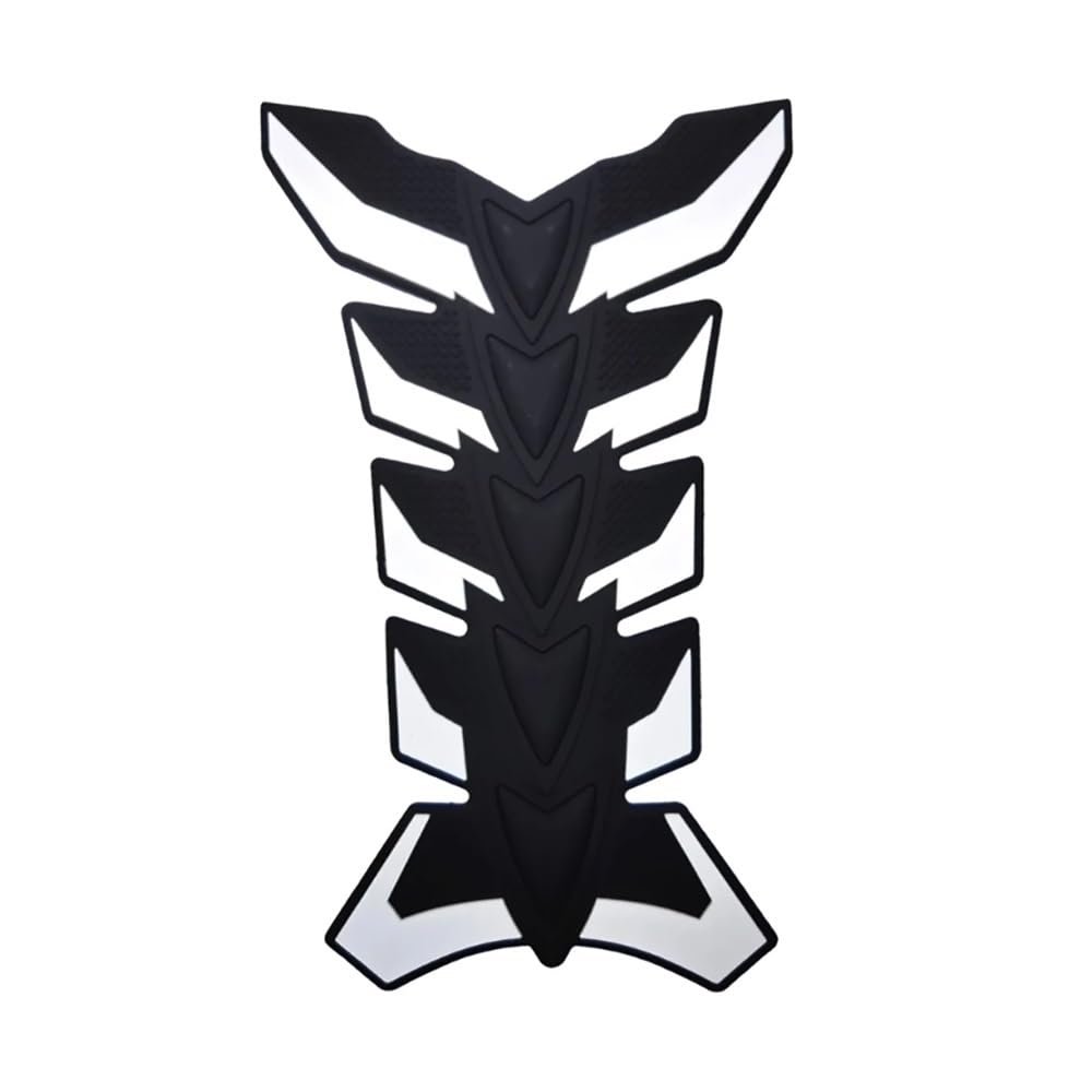 for GSXR for GSXS for GSX for GSR for V-Strom for Bandit 600 750 1000 Motorcycle Sticker Fuel Tank Pad Cover Decals Sticker(White)
