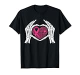 Skeleton Hands Heart BREAST CANCER