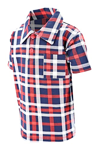 Image of Unique Baby Short Sleeve Collared Boys Polo Shirt, Toddler Kids Polo Shirts