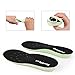 Shoe Insoles for Men or Women - Footfeet Comfortable Memory Foam Insoles, Feet Insoles Arch Supports Orthotics Inserts Relieve Flat Feet, High Arch, Foot Pain(M)