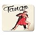 Produktbild Mauspads Attraktives rotes Argentinien Tango Weiß Latein Schönes Mauspad für Notebooks, Desktop-Computer Mausmatten, Büromaterial