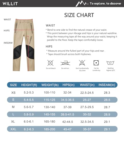 WILLIT Damen Schneehose Thermohose Gefüttert Wanderhose Fleece Wasserdicht Softshellhose Skihose Warm Trekkinghose Winter Outdoorthose Isoliert Kaltes Wetter Dunkelblau M