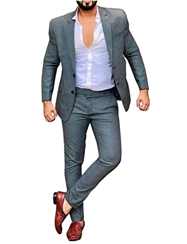 Ensemble pantalon pour le mariage haut de gamme avec costume de coupe chic ajustée