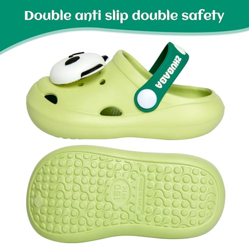 Image of Toddler Little Kids Clogs Slippers Sandals, Non-Slip Girls Boys Clogs Slide Lightweight Garden Shoes Slip-on Beach Pool Shower Slippers