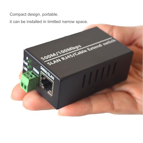 Image of IP Ethernet Over Twisted Pair Extenders up to 300M(1000FT),Ethernet Over RJ45 Cat5 /6 Network Cable up to 500M (1650FT) for HD Network IP Cameras 2 Pack