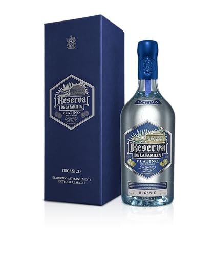Jose Cuervo Reserva de la Familia Platino Silver Tequila Mexiko (1 x 0,7 l) – mexikanischer Tequila aus blauer Agave mit 40 % Vol.