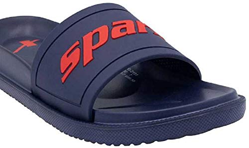 Image of SPARX men's new slippers collection for outdoor /Walking /jogging SFG-2101, Color-N.Blue red,Size:UK-6
