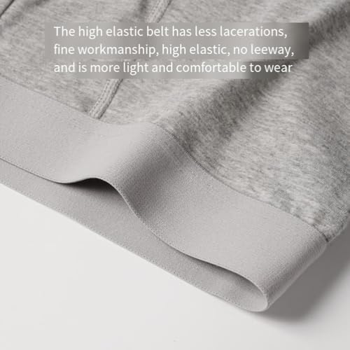 HUIQINGLI Men's Ultra-Absorbent Incontinence Boxer Briefs, Reusable Cotton Boxer Brief, Leak Proof Washable2