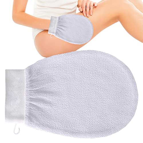 Anloximt Esfoliante per Guanto per Pelle secca, Scrub Corpo Guanto esfoliante Profondo, Guanto esfoliante Morbido e detergente per la Pelle Parte del miglior Kit per la Cura della Pelle per Donne