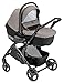 CAM Il Mondo del Bambino - art.877019/T943 - Sistema Modulare Fluido Easy - carrozzina, passeggino, seggiolino auto e borsa - made in Italy - perfetto da 0 a 48 mesi - GRIGIO/NERO
