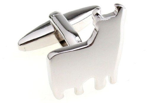 MRCUFF Bull Wall Street BOA Pair Cufflinks in a Presentation Gift Box & Polishing Cloth