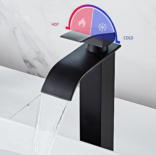 Robinet de lavabo haut finitions soignées mitigeur eau chaude
