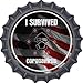 I Survived Novelty Metal Bottle Cap BC-1144