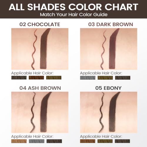 FOCALLURE Eyebrow Pomade with Brush Waterproof 16HR Vegan CHOCOLATE - image 5
