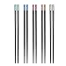 Palillos de 5 colores Juego de 5 palillos Palillos japoneses Palillos de...