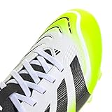 adidas Unisex Predator Club Firm Ground/Multi Ground Football Boots, Cloud White/Core Black/Lucid Lemon, 9 UK - Image 6