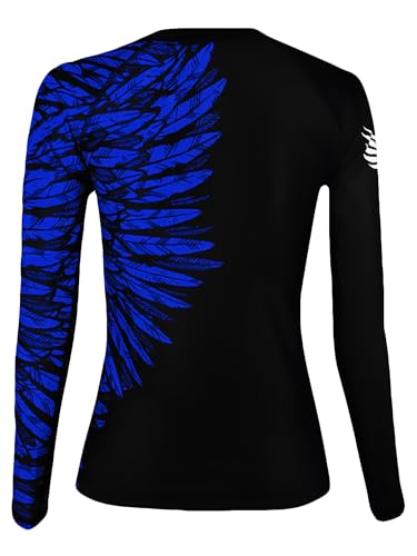 Raven Fightwear Women's Aerial Assault IBJJF Approved Rash Guard Black2