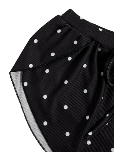 Image of MakeMeChic Women's Pajama Bottoms Floral Print Tie Front Micro Short Side Slit Summer Lounge Shorts