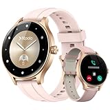 Fitpolo Smart Watches for Women (2 Bands), 1.27' Stylish Smartwatch, IP68 Waterproof Fitness Tracker with Bluetooth Calls (Make/Answer), Heart Rate/SpO2/Sleep Monitor, 7 Days Battery - Pink