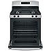 GE 30-Inch Freestanding Gas Range with 13,000 BTU Power Boil Burner, Continuous Grates, Stainless Steel