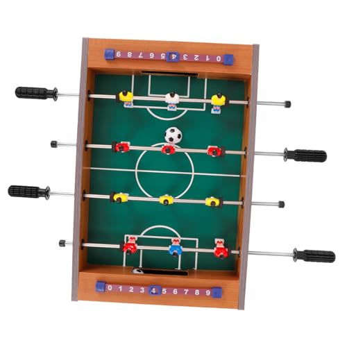 OSOLADY 1 Juego máquina de futbolín fútbol Futbol Infantil Foosball Interior Fiesta futbolines Mesa de Juego futbolín de Mano Mini futbolín Juegos de Mesa para Adultos de Madera