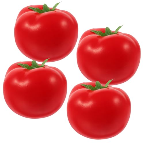 IMIKEYA 4Piezas Falso Espuma Adorno de Verduras Artificiales para Decoración y Enseñanza Infantil