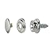 Fastener Screw Snaps,Marine Grade 60 Pieces Boat Canvas Snaps Stainless Steel Fastener Screw Snaps -3/8